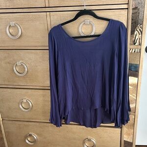 Elegant long sleeve top, size M